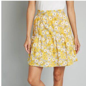 Modcloth Days in Doll Valley Tiered Skirt NWT